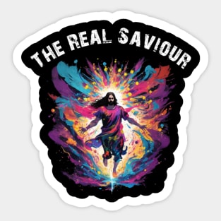 jesus christ the saviour Sticker